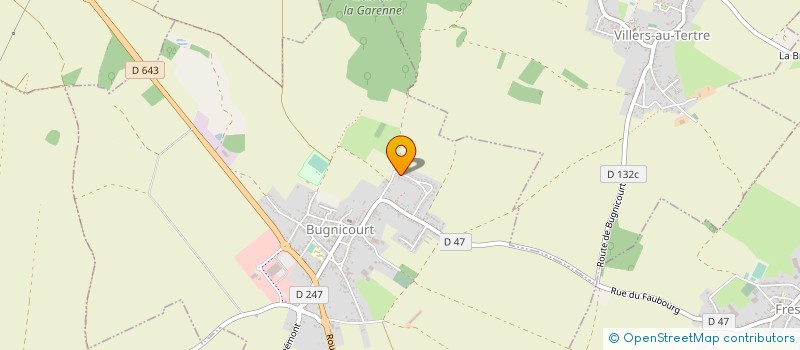 localisation de l'entreprise MADAME MONIQUE POCHET à BUGNICOURT