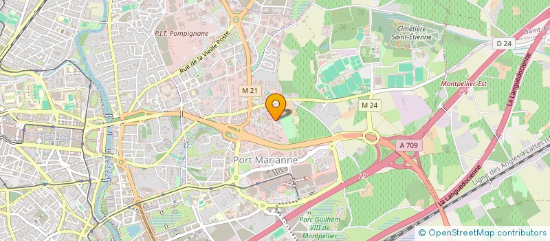 localisation de l'entreprise MADAME MONIQUE POINTIS à MONTPELLIER