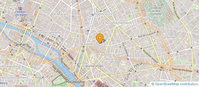 localisation de l'entreprise MADAME MONIQUE POITEVIN  PARIS