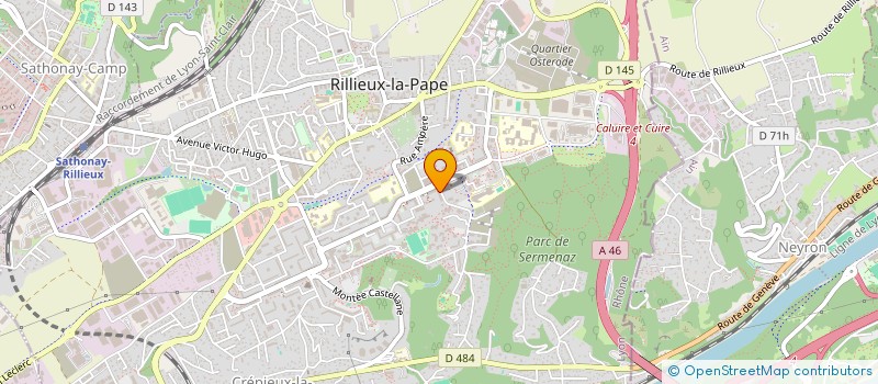 localisation de l'entreprise MADAME MONIQUE POITEVIN  RILLIEUX-LA-PAPE