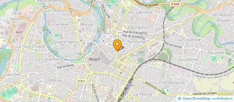 localisation de l'entreprise MADAME MONIQUE POMMIER à NIORT