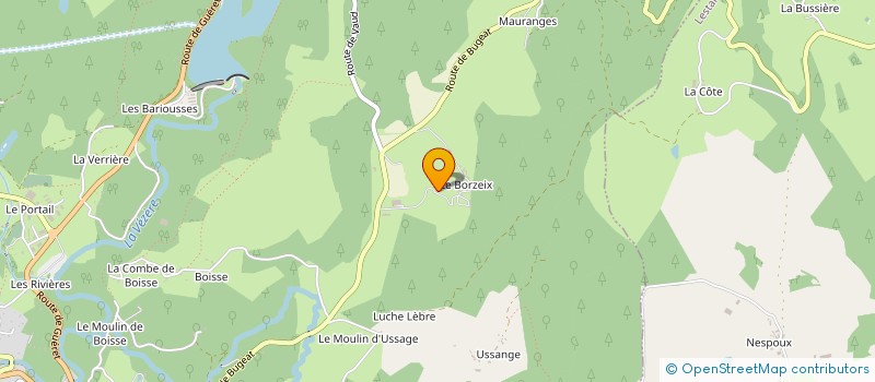 localisation de l'entreprise MADAME MONIQUE PONT  AFFIEUX