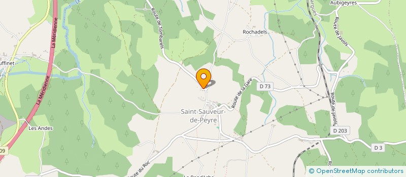 localisation de l'entreprise MADAME MONIQUE PORTAL  PEYRE EN AUBRAC