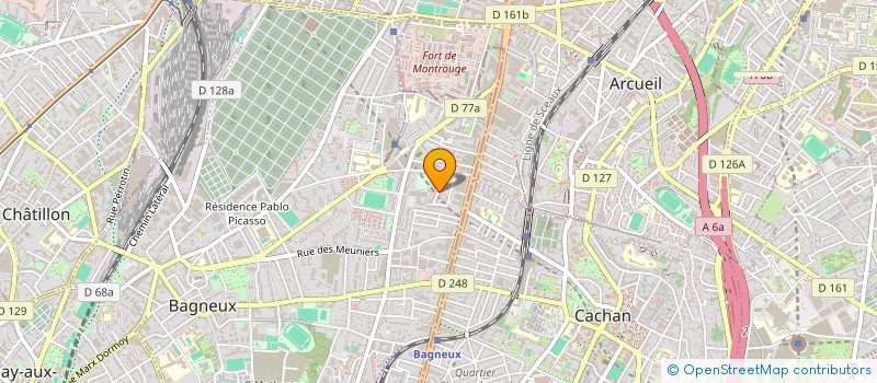 localisation de l'entreprise MADAME MONIQUE POUGETOUX à BAGNEUX