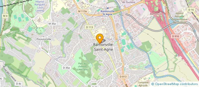 localisation de l'entreprise MADAME MONIQUE POURCIEL à RAMONVILLE-SAINT-AGNE