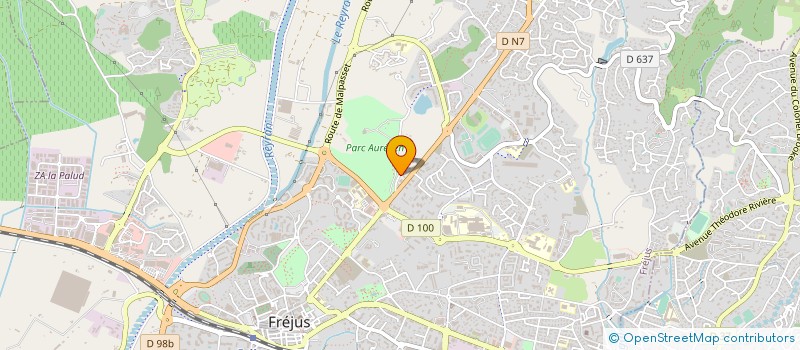 localisation de l'entreprise MADAME MONIQUE POURROUQUET à FREJUS