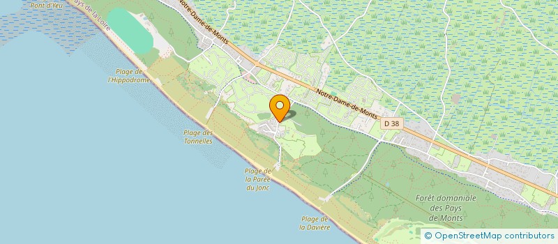 localisation de l'entreprise MADAME MONIQUE POUVREAU  SAINT-JEAN-DE-MONTS