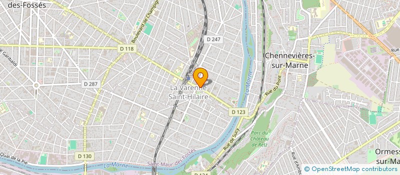 localisation de l'entreprise MADAME MONIQUE PRADEL à SAINT-MAUR-DES-FOSSES