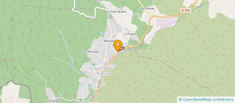 localisation de l'entreprise MADAME MONIQUE PRICE  SAINT-PAUL-LE-JEUNE