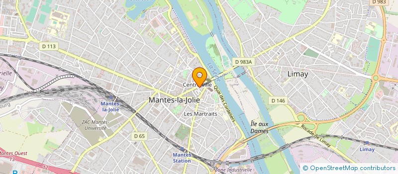 localisation de l'entreprise MADAME MONIQUE PRIMAULT  MANTES-LA-JOLIE