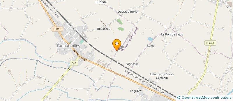 localisation de l'entreprise MADAME MONIQUE PROCEDES  FAUGUEROLLES