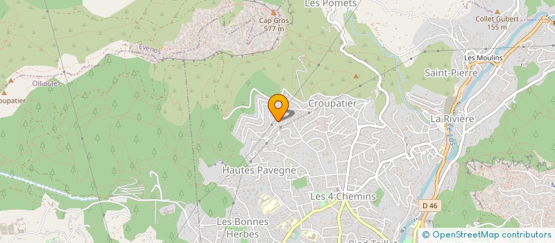 localisation de l'entreprise MADAME MONIQUE PRONO  TOULON