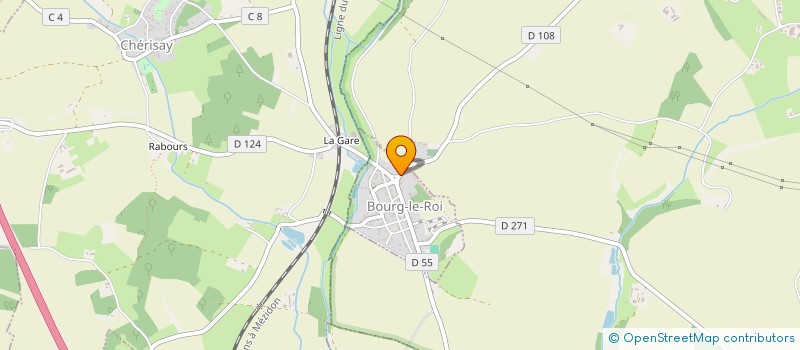 localisation de l'entreprise MADAME MONIQUE PROVOST  BOURG-LE-ROI