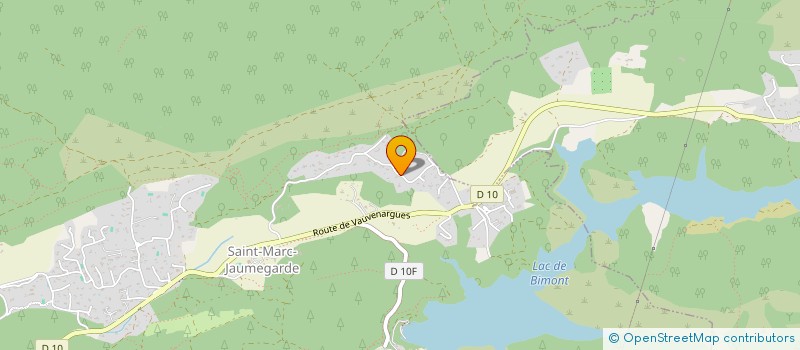 localisation de l'entreprise MADAME MONIQUE PUJOL  SAINT-MARC-JAUMEGARDE