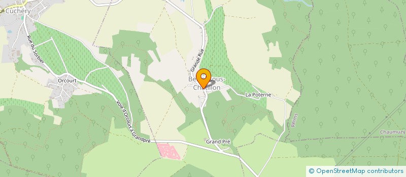 localisation de l'entreprise MADAME MONIQUE RAMILLON  BELVAL-SOUS-CHATILLON