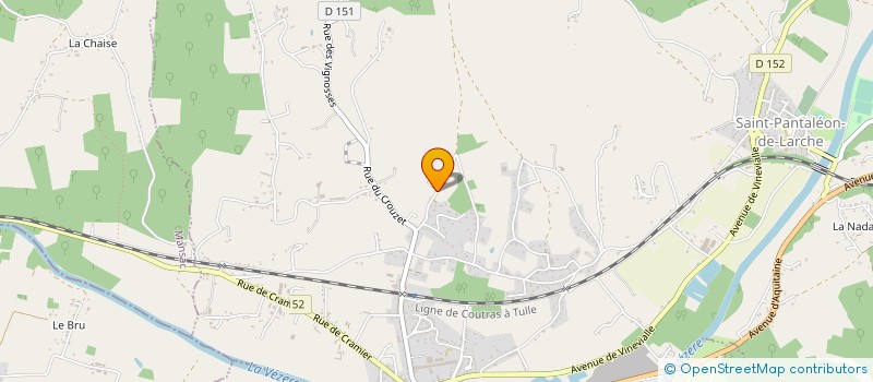 localisation de l'entreprise MADAME MONIQUE RAMISSE  SAINT-PANTALEON-DE-LARCHE