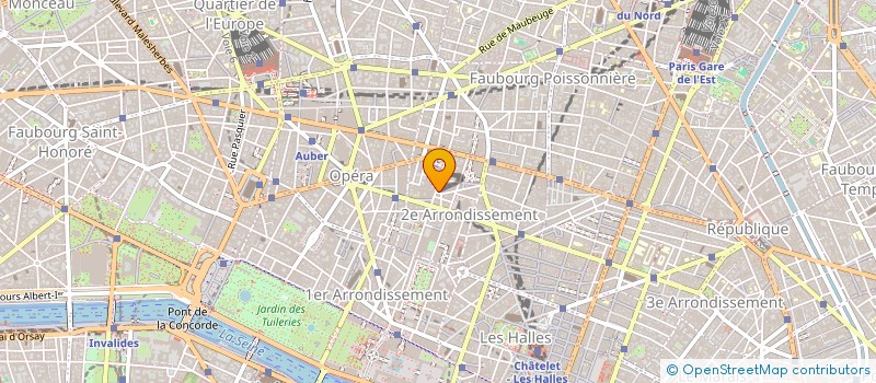 localisation de l'entreprise MADAME MONIQUE RAUDIN  PARIS