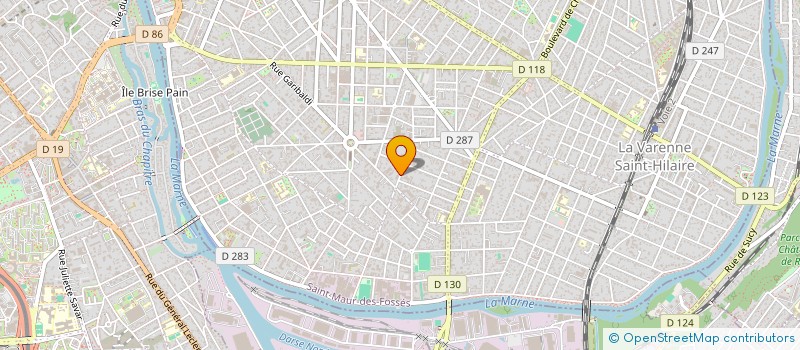 localisation de l'entreprise MADAME MONIQUE RAULT à SAINT-MAUR-DES-FOSSES