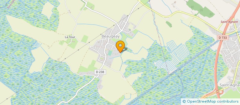 localisation de l'entreprise MADAME MONIQUE RAVASCO  BEAUGEAY