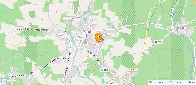 localisation de l'entreprise MADAME MONIQUE RAZAFINANDRIANA à CONQUES-SUR-ORBIEL