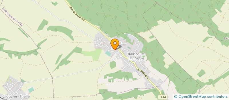 localisation de l'entreprise MADAME MONIQUE REBOURS  BLAINCOURT-LES-PRECY