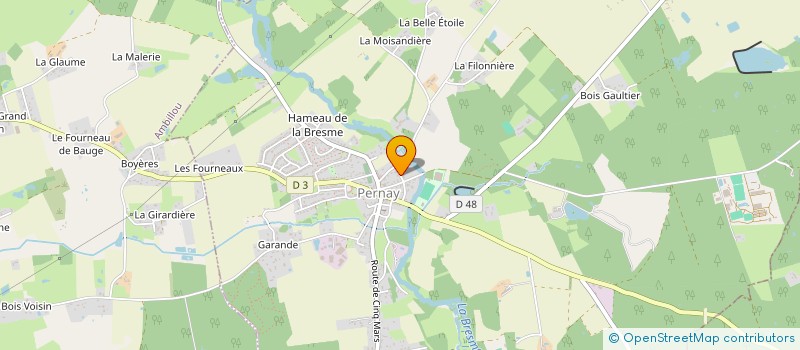 localisation de l'entreprise MADAME MONIQUE REFFAY  PERNAY