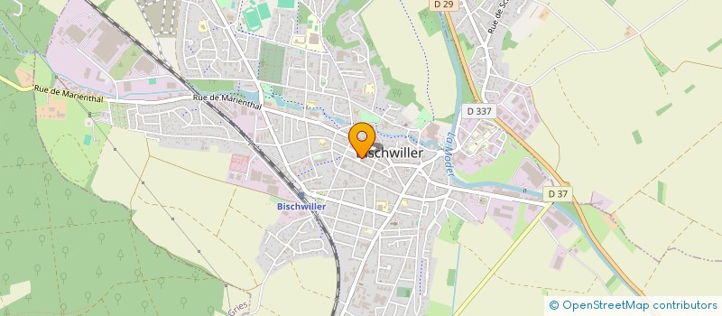 localisation de l'entreprise MADAME MONIQUE REIBEL  BISCHWILLER