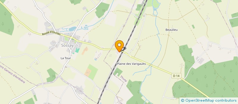 localisation de l'entreprise MADAME MONIQUE REMBLIER  THURE