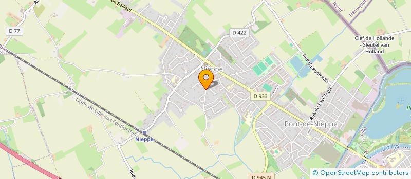 localisation de l'entreprise MADAME MONIQUE REQUILLART  NIEPPE