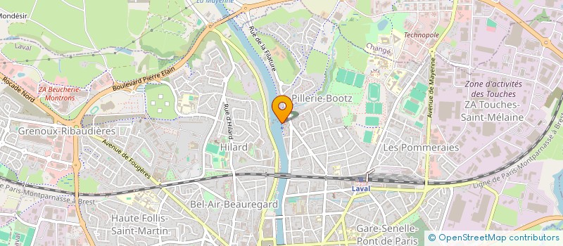 localisation de l'entreprise MADAME MONIQUE REUZE à LAVAL