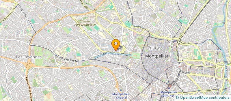 localisation de l'entreprise MADAME MONIQUE REYNAUD à MONTPELLIER