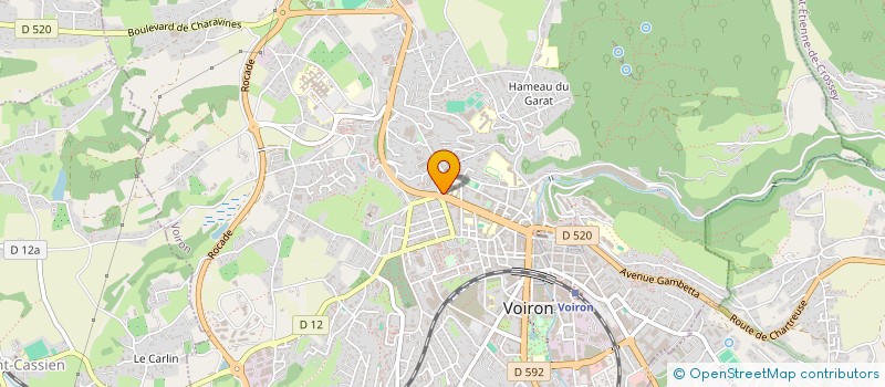 localisation de l'entreprise MADAME MONIQUE REYPIN à VOIRON