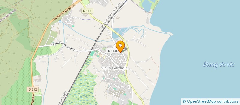 localisation de l'entreprise MADAME MONIQUE RIBAS  VIC-LA-GARDIOLE