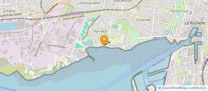 localisation de l'entreprise MADAME MONIQUE RIBEYROL à LA ROCHELLE
