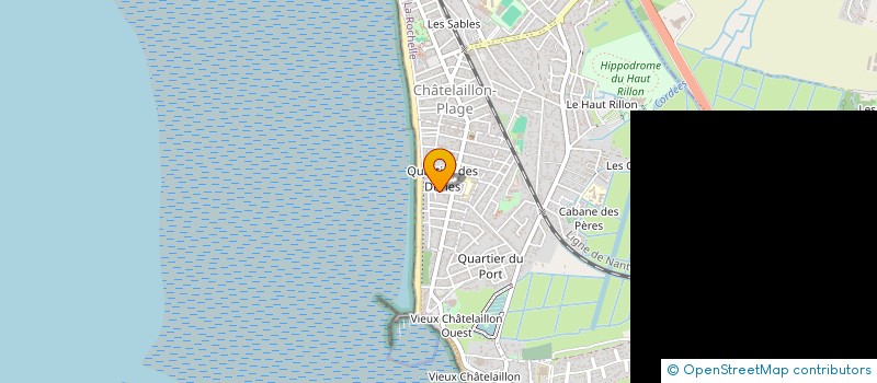 localisation de l'entreprise MADAME MONIQUE RICORDEL à CHATELAILLON-PLAGE