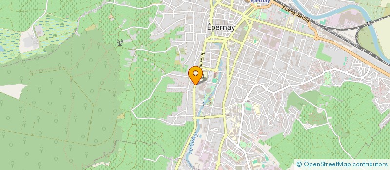 localisation de l'entreprise MADAME MONIQUE ROBIEU  EPERNAY