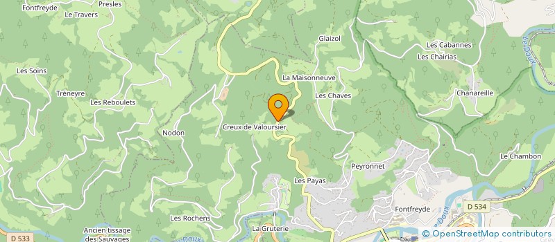 localisation de l'entreprise MADAME MONIQUE ROCHARD à LAMASTRE