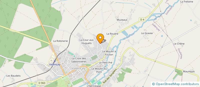 localisation de l'entreprise MADAME MONIQUE ROI à VALENCAY