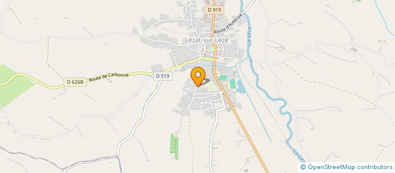localisation de l'entreprise MADAME MONIQUE ROLLAND à LEZAT-SUR-LEZE