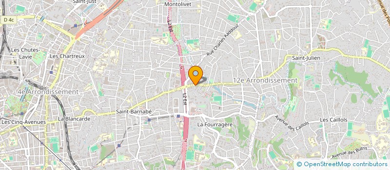 localisation de l'entreprise MADAME MONIQUE ROLLAND  ALLAUCH