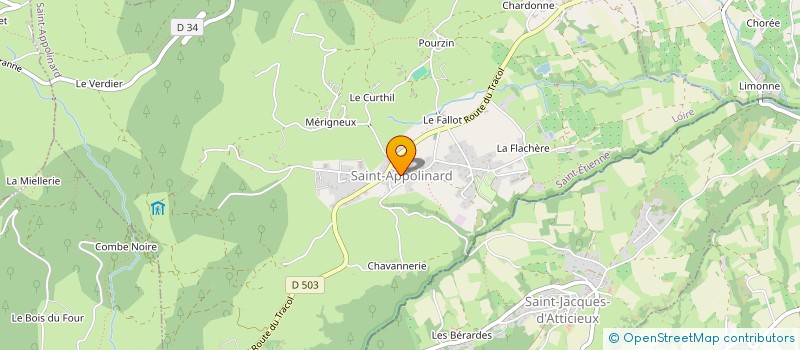 localisation de l'entreprise MADAME MONIQUE RONDET  MACLAS