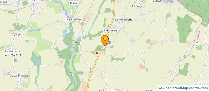 localisation de l'entreprise MADAME MONIQUE ROULLE à JUVIGNY VAL D'ANDAINE