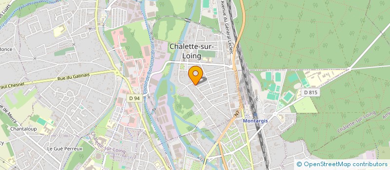 localisation de l'entreprise MADAME MONIQUE ROUSSEL à CHALETTE-SUR-LOING