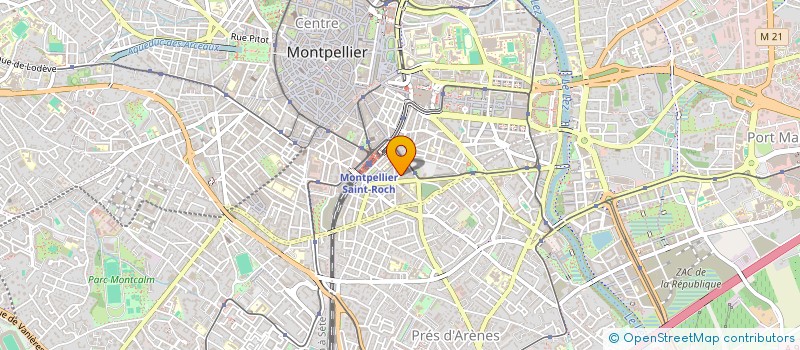 localisation de l'entreprise MADAME MONIQUE ROUSSELOT à MONTPELLIER