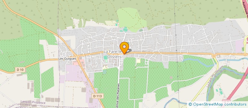 localisation de l'entreprise MADAME MONIQUE ROUSTAN  LA FARE-LES-OLIVIERS