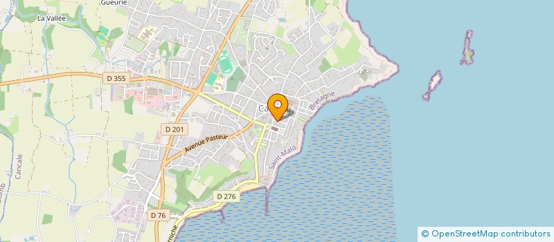 localisation de l'entreprise MADAME MONIQUE ROYER  CANCALE