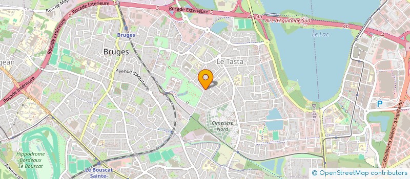 localisation de l'entreprise MADAME MONIQUE ROYO  BRUGES