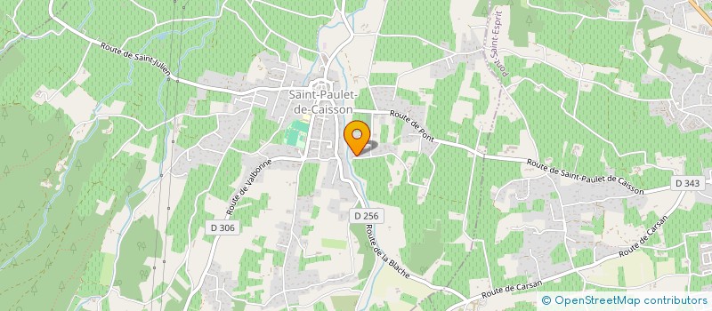 localisation de l'entreprise MADAME MONIQUE RUBISIAK  SAINT-PAULET-DE-CAISSON