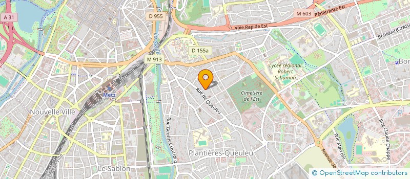 localisation de l'entreprise MADAME MONIQUE RUDOLF  METZ