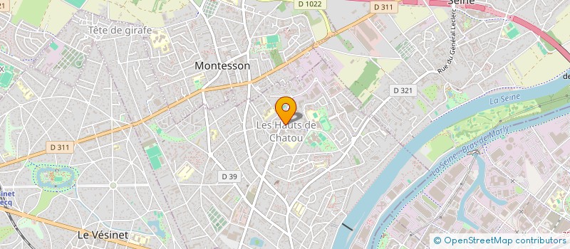 localisation de l'entreprise MADAME MONIQUE RUIZ  CHATOU